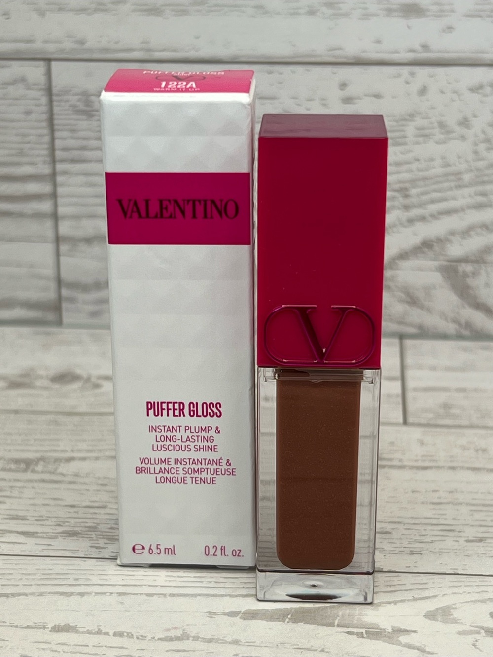 Valentino Puffer Gloss instant plump and long-lasting luxurious shine 122A